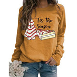 TitleTis The Season Sweat-shirt en forme d'arbre de Noël pour femme