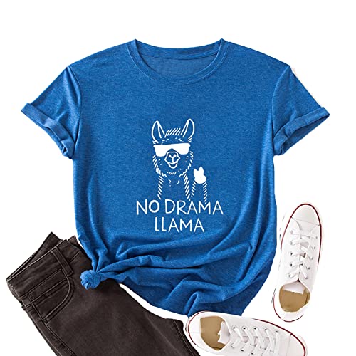Women No Drama Llama T-Shirt