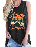 Débardeur Happy Camper pour femmes, t-shirt de Camping