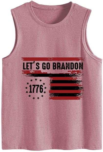 Women Let's Go Brandon Tank Tops Republican Gifts Tees Shirt