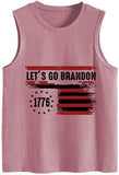 Women Let's Go Brandon Tank Tops Republican Gifts Tees Shirt