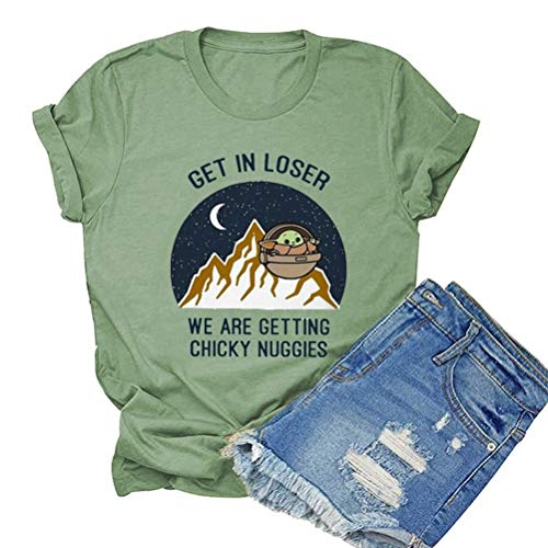 Entrez dans le perdant, nous obtenons un t-shirt vintage Chicky Nuggies pour femmes