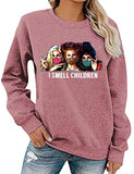 Sweat-shirt à manches longues pour femmes, je sens les enfants, chemise Hocus Pocus
