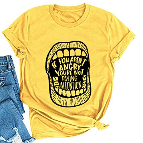 Women If You aren't Angry You're Not Paying Attention T-Shirt