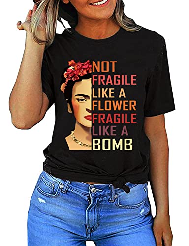Women Long Sleeve Not Fragile Like A Flower Fragile Like A Bomb Sweatshirt