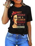 Women Long Sleeve Not Fragile Like A Flower Fragile Like A Bomb Sweatshirt