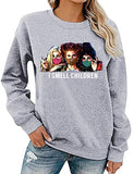 Sweat-shirt à manches longues pour femmes, je sens les enfants, chemise Hocus Pocus