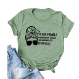 T-shirt Momlife pour femmes, je ne suis pas ivre, je distribue des collations et une chemise graphique