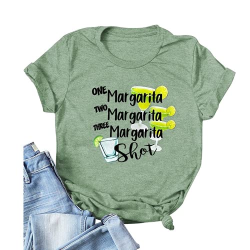 One Margarita Two Margarita Three Margarita Shot T-shirt pour femme
