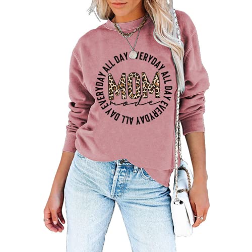 Chemise Mom Mode pour femme toute la journée, tous les jours, mode maman, sweat-shirt à manches longues