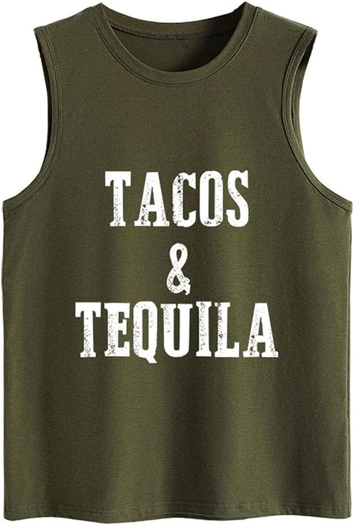 Débardeur Tacos et Tequila pour femme, chemise à boire graphique