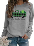 One Lucky Mama Sweatshirt Women St. Patrick's Day Tops