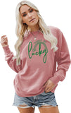 Happy Go Lucky Sweatshirt Women St. Patricks Day Shirt