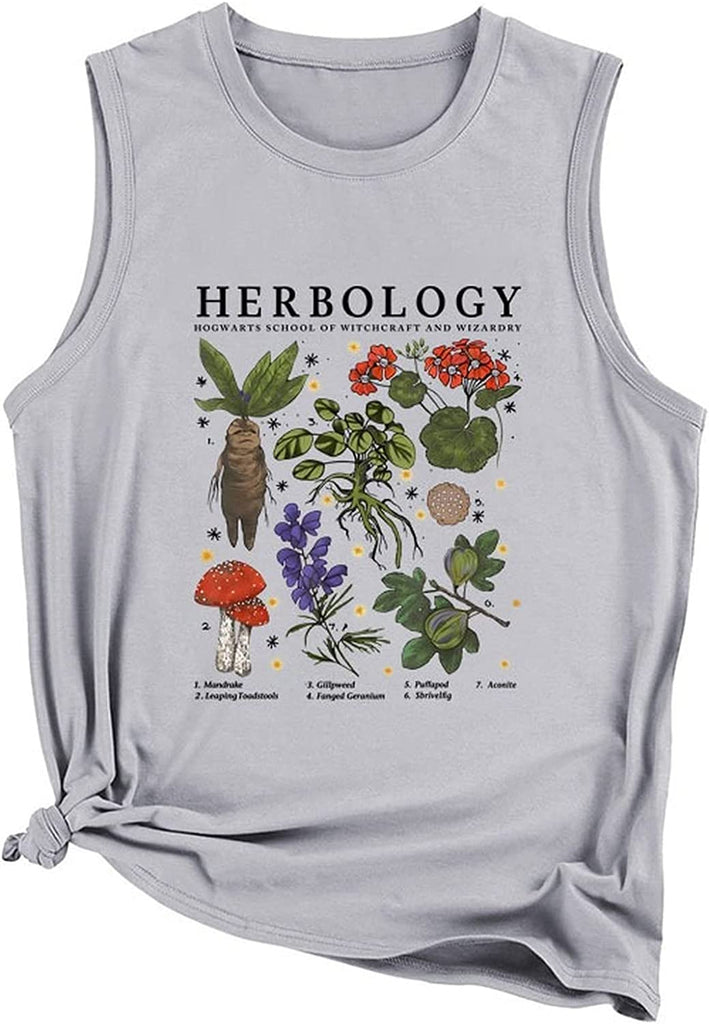Débardeur pour plantes d'herbologie, chemise de jardinage pour femmes