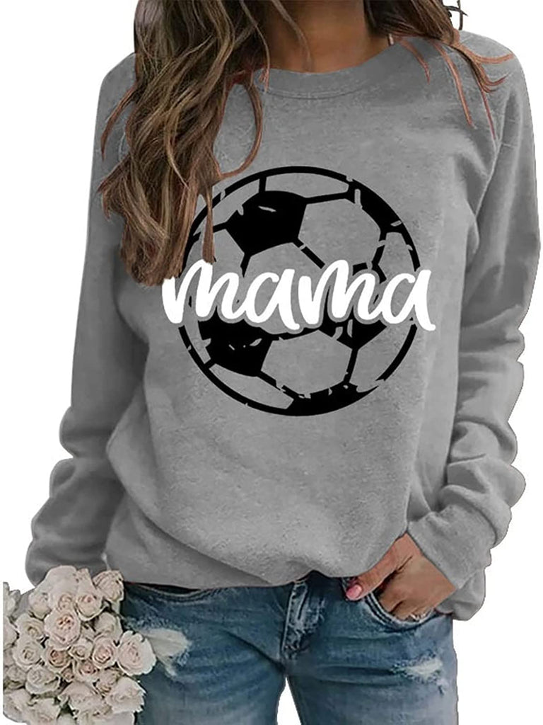 Sweat-shirt de football pour femmes, hauts graphiques de saison de football