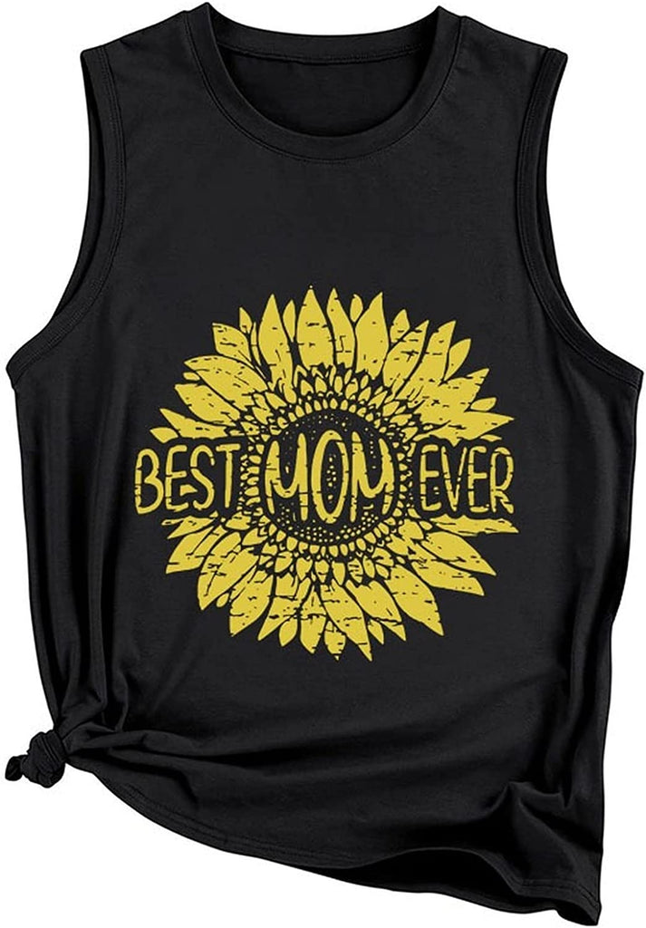 Meilleure maman de tous les temps en débardeur tournesol pour femme