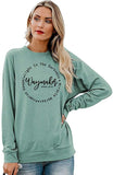 Women's Clothing Waymaker Top Loose Crew Neck Christian Pullover Sweatshirt