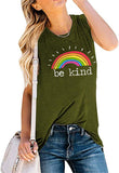 Women Be Kind Tank Top Kindness Shirt Women Graphic Shirt