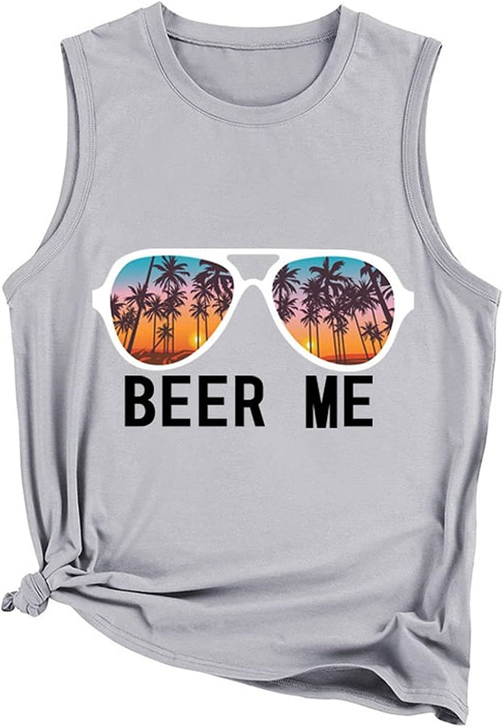 Women Beer Me Tank Beer Lover Funny Drinking Shirt