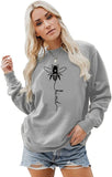 Sweat-shirt graphique Bee Kind pour femmes