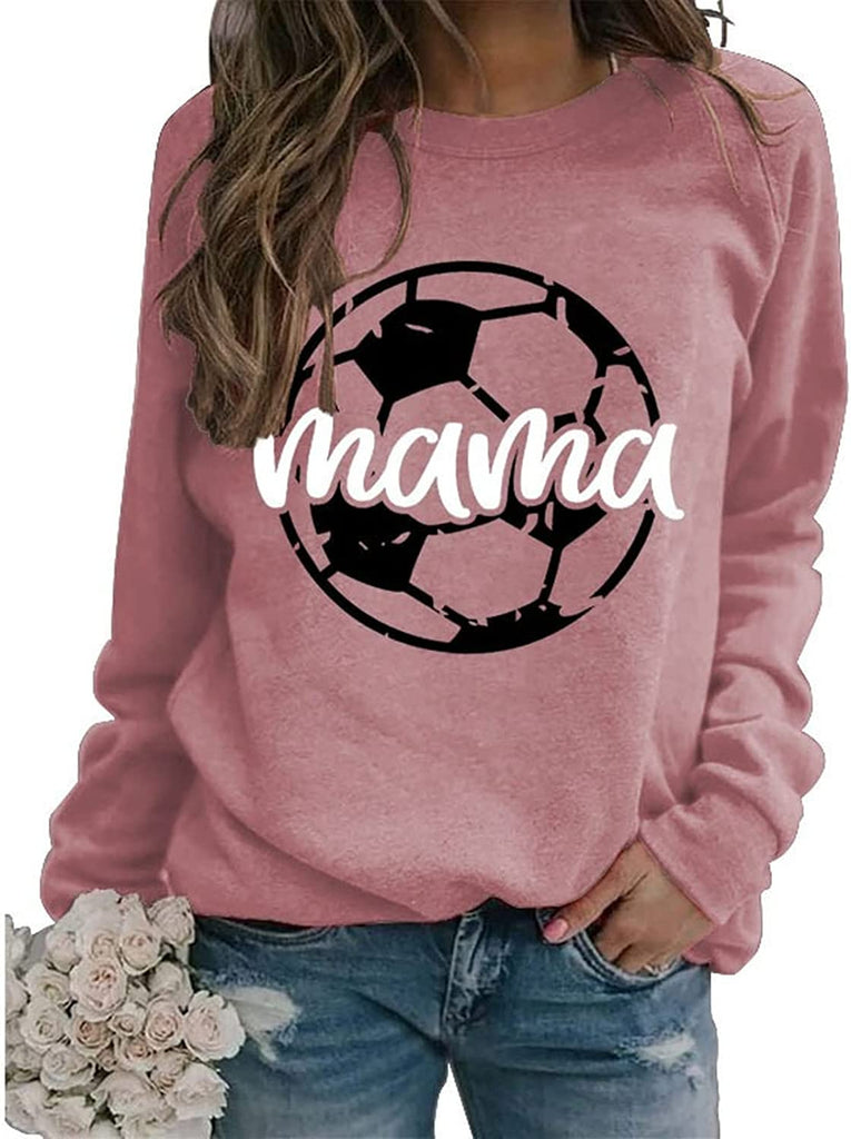 Sweat-shirt de football pour femmes, hauts graphiques de saison de football