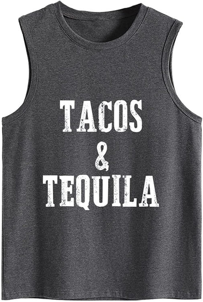 Débardeur Tacos et Tequila pour femme, chemise à boire graphique