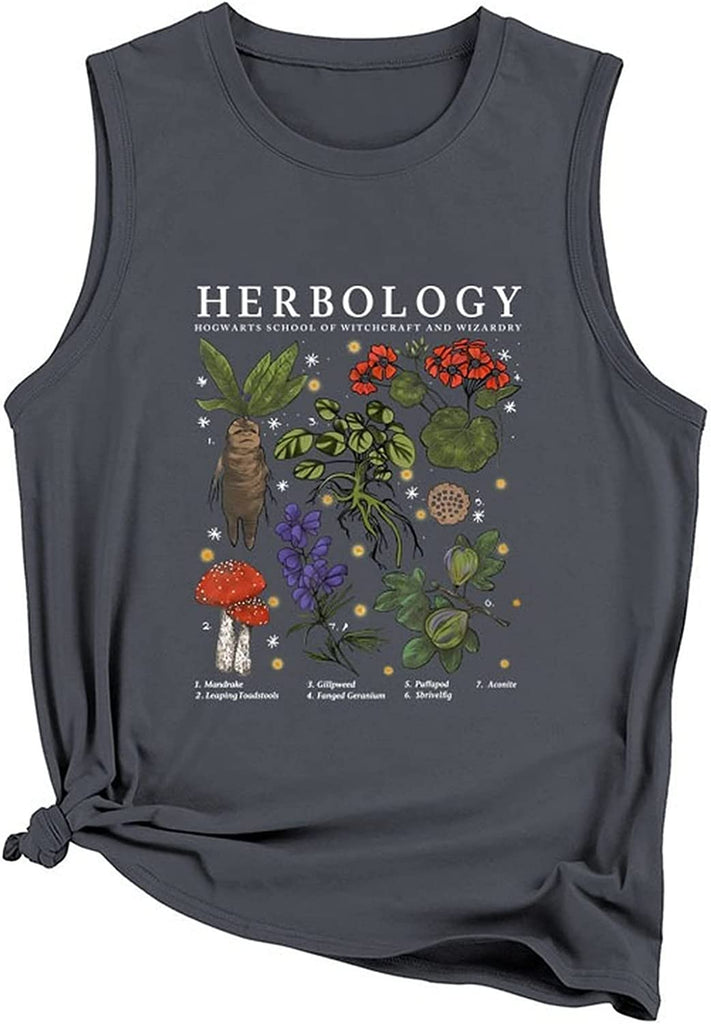 Débardeur pour plantes d'herbologie, chemise de jardinage pour femmes