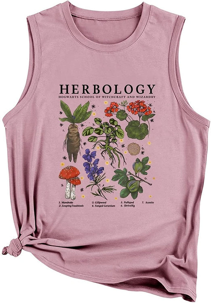Débardeur pour plantes d'herbologie, chemise de jardinage pour femmes