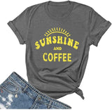 Chemise t-shirts soleil et café