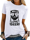 Women I Willie Love Beer T-Shirt