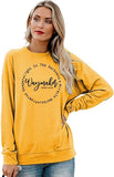 Women's Clothing Waymaker Top Loose Crew Neck Christian Pullover Sweatshirt