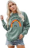Bee Kind Sweatshirt Women Rainbow Gift Be Kind Shirt