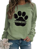 Dog Mom Sweatshirt Women Animal Love Shirt