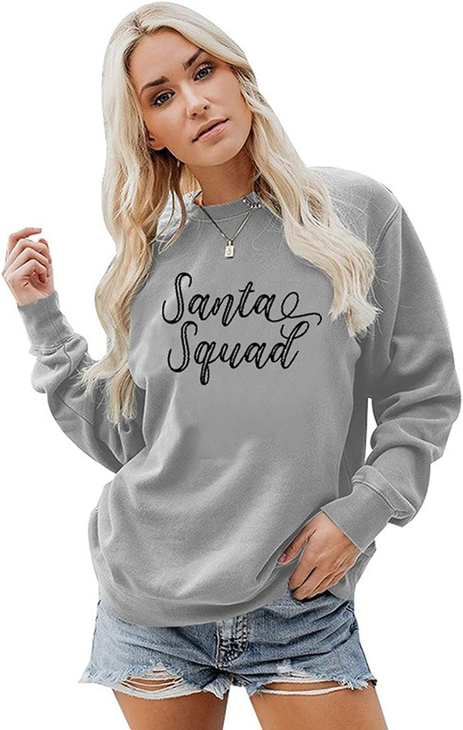 Sweat-shirt Santa Squad pour femmes, chemise drôle