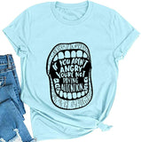 Women If You aren't Angry You're Not Paying Attention T-Shirt