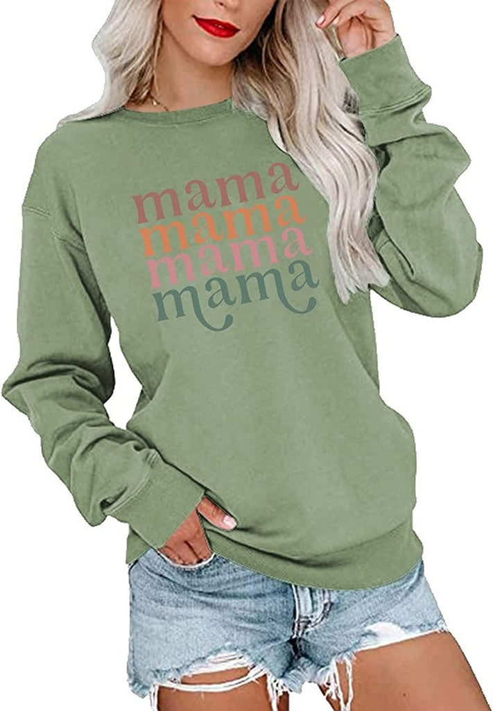 Chemise cadeau pour femme Mama Crewneck Sweatshirt