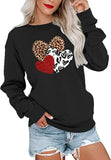 Women Valentine's Sweatshirt Long Sleeve Love Shirt