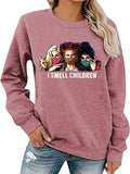 Sweat-shirt à manches longues pour femmes, je sens les enfants, chemise Hocus Pocus