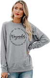 Women's Clothing Waymaker Top Loose Crew Neck Christian Pullover Sweatshirt