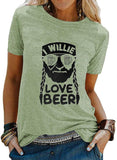 Women I Willie Love Beer T-Shirt