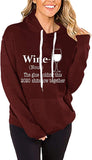 Sweat à capuche vin à manches longues pour femmes, la colle tenant ce Shitshow ensemble 2020