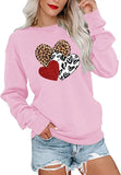 Women Valentine's Sweatshirt Long Sleeve Love Shirt