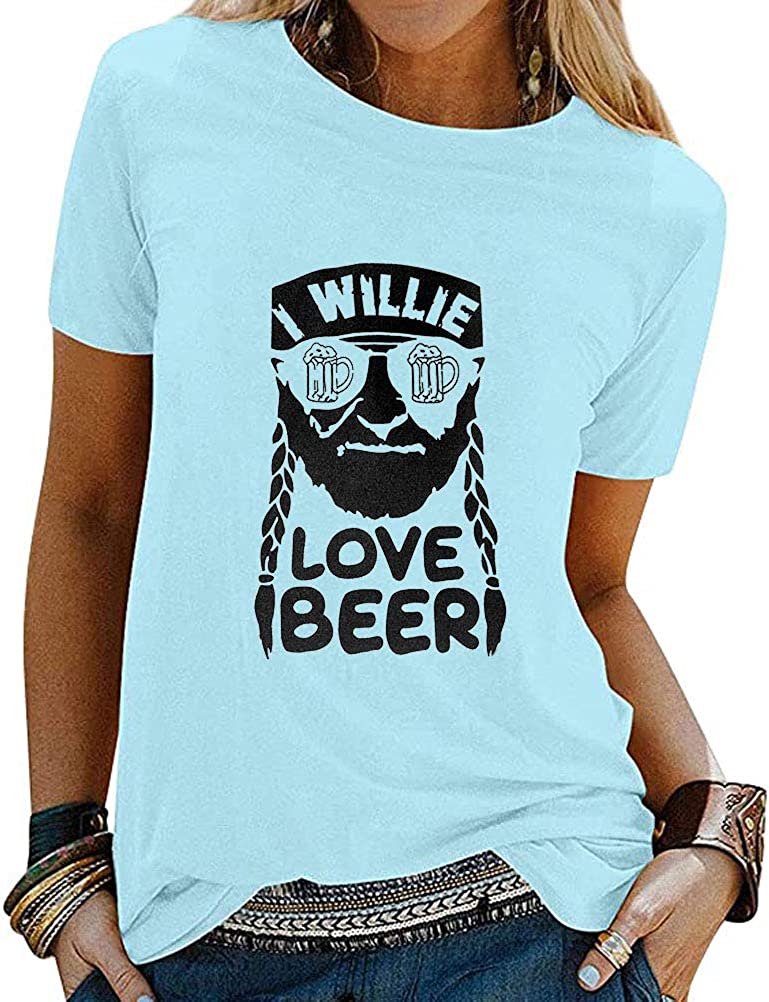 Women I Willie Love Beer T-Shirt