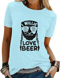 Women I Willie Love Beer T-Shirt