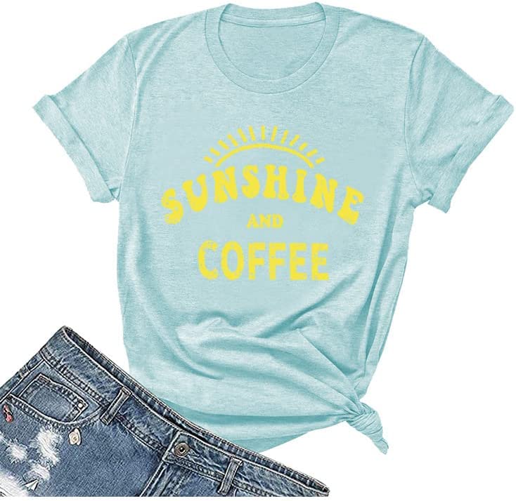 Chemise t-shirts soleil et café
