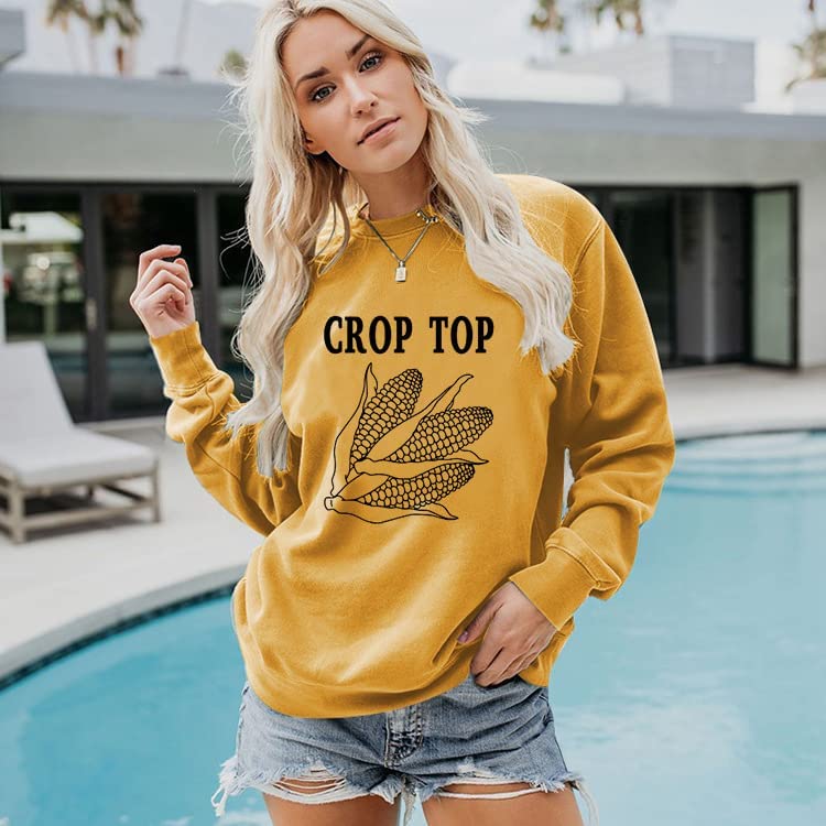 Farm Crop Corn Sweatshirt Long Sleeve Gift Shirt