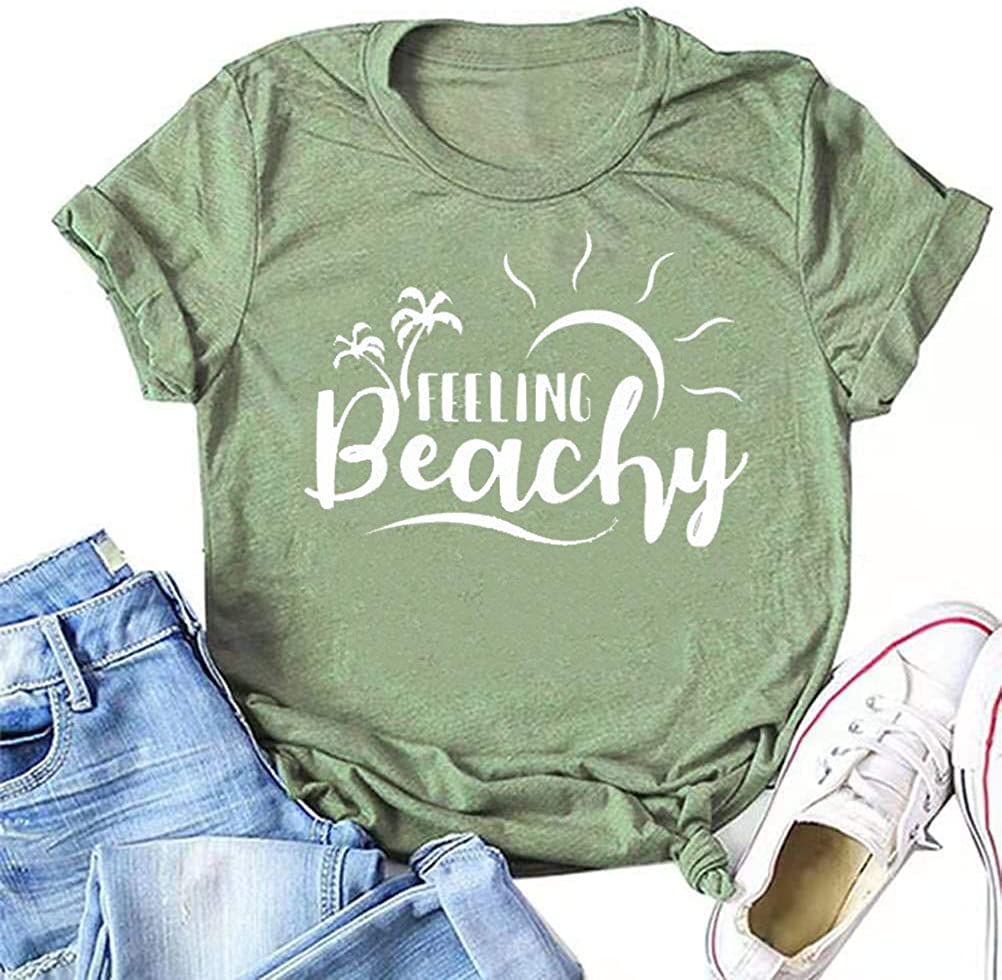 Women Feeling Beachy T-Shirt Beach Shirt