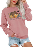 Women Peace Love Halloween Shirt Halloween Party Sweatshirt