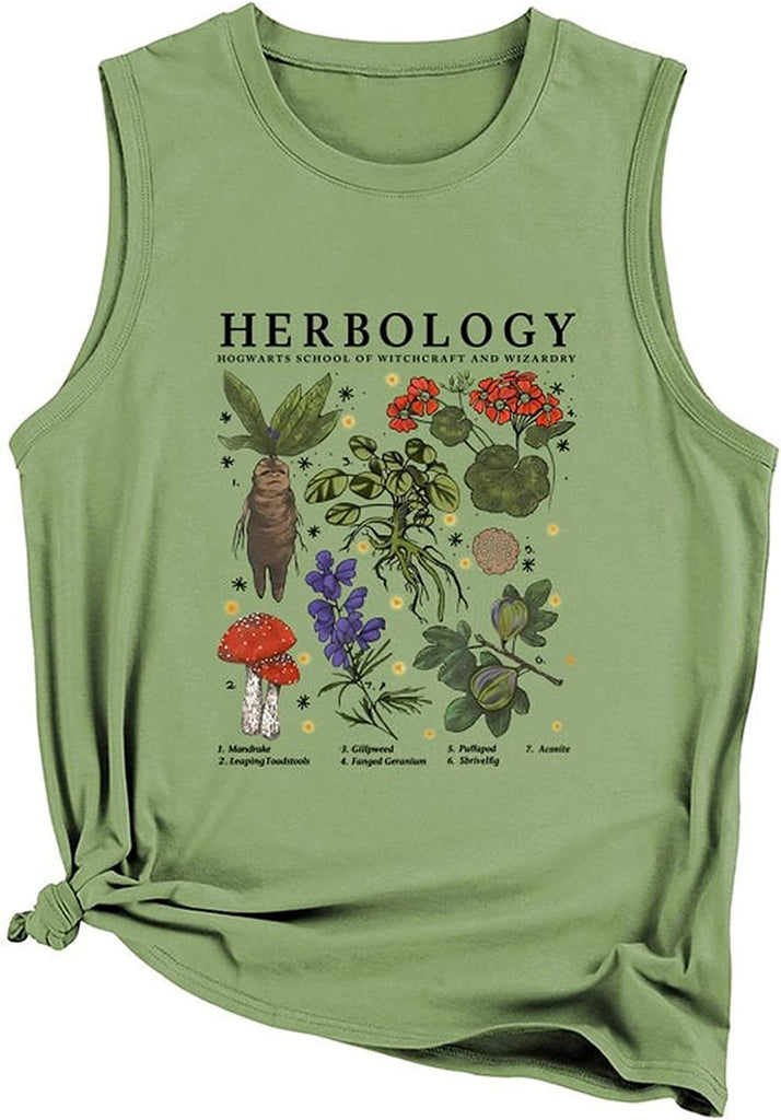 Débardeur pour plantes d'herbologie, chemise de jardinage pour femmes
