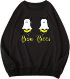 Femmes Boo Bees Chemise Drôle Halloween Fous Sweat